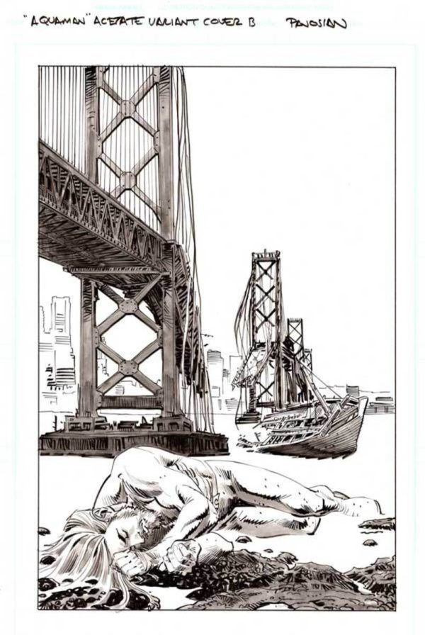 Aquaman #54 Cover by Dan Panosian