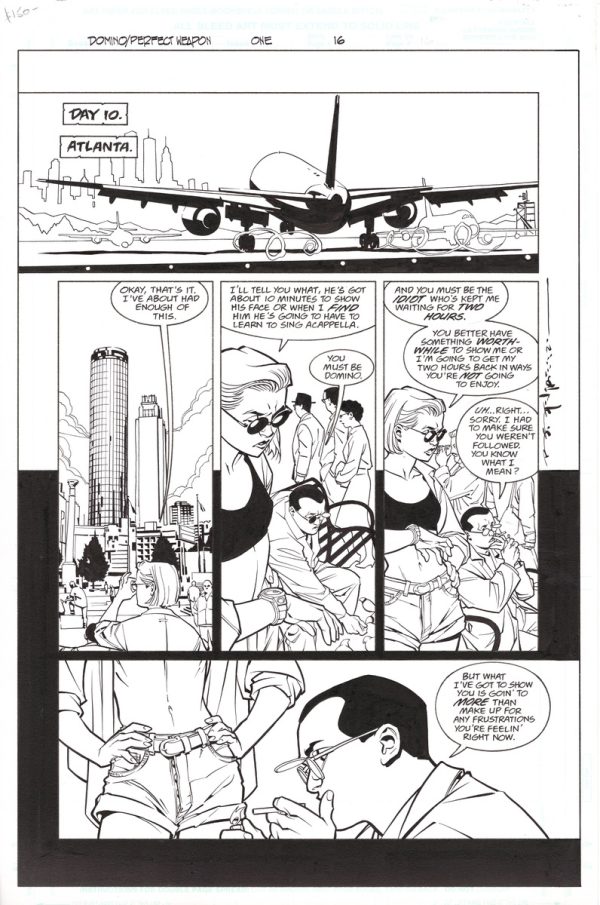 Domino: Perfect Weapon (Part 1) #1 p.16 by Brian Stelfreeze