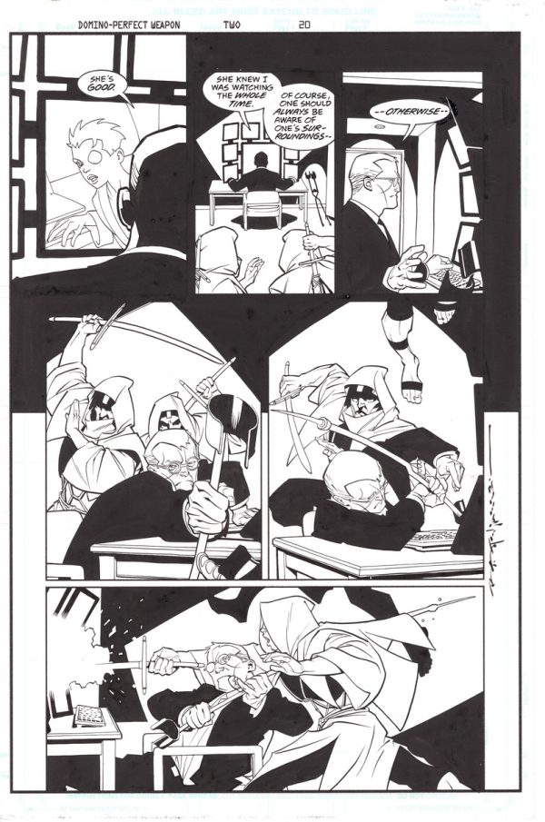 Domino: Perfect Weapon (Part 2) #2 p.20 by Brian Stelfreeze