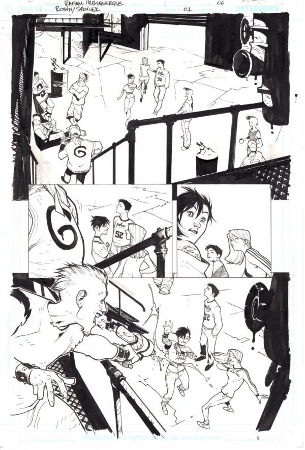 Robin/Spoiler Special #1 Page 6 by Rafael Albuquerque