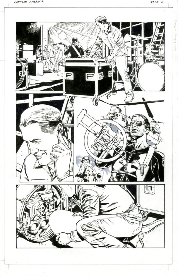 Captain America #701 p.13 by JG Jones