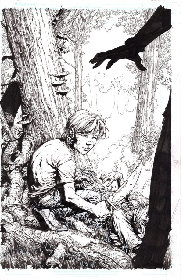 Walking Dead Deluxe #61 Cover by David Finch