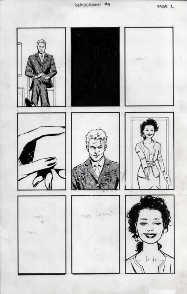 Deathstroke #9 p.01 by Cary Nord