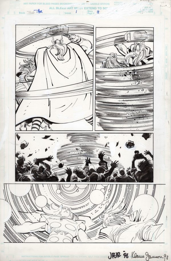 Thor Issue 1 pg.8 by Romita Jr. and Janson