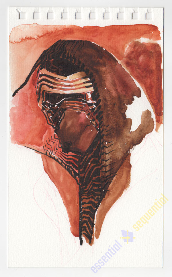 Kylo Ren - Red by Eric Canete