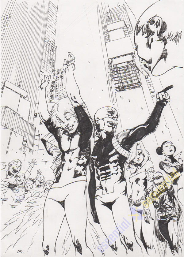 Teen Titans #8 Cover by Bengal