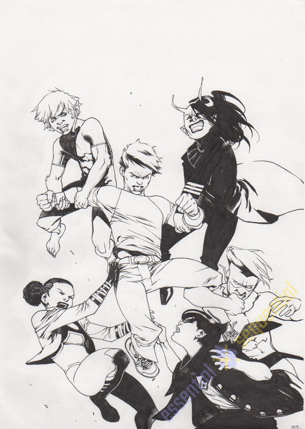 Teen Titans #10 Cover by Bengal