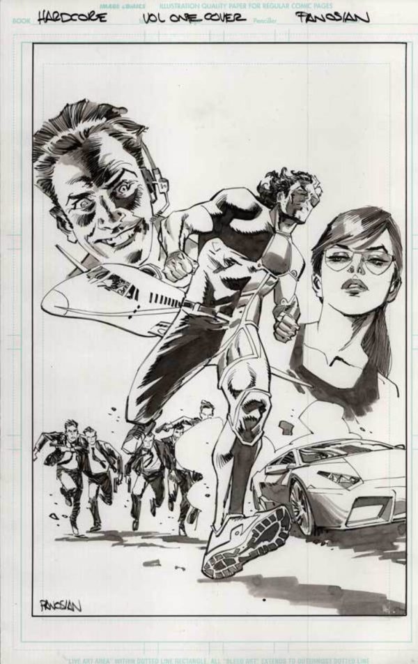 Hardcore Unused Cover by Dan Panosian