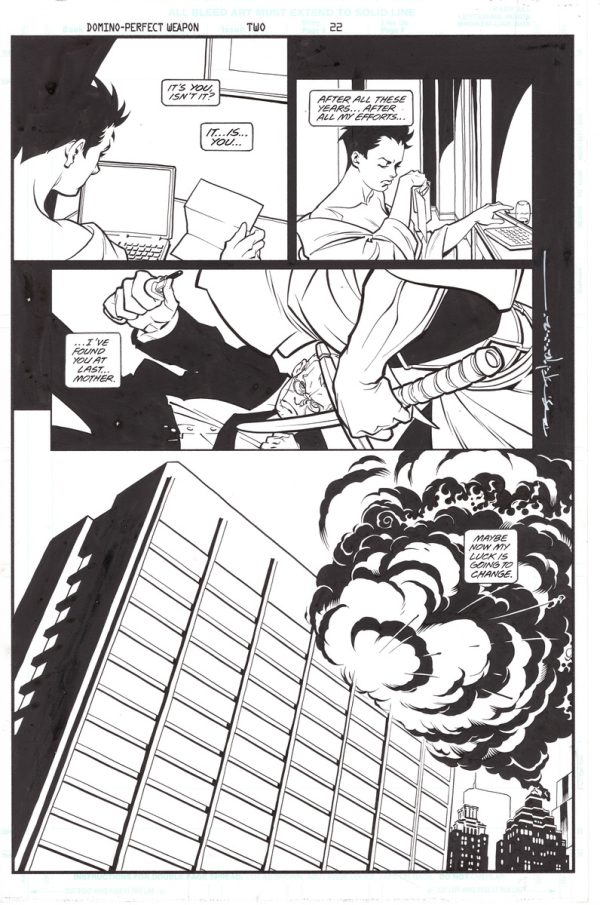 Domino: Perfect Weapon (Part 2) #2 p.22 by Brian Stelfreeze