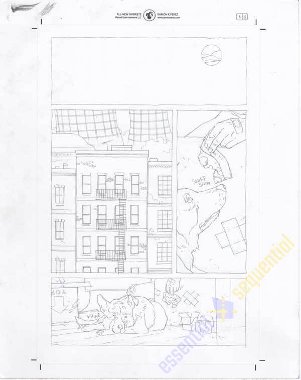 All-New Hawkeye #5 p.18 by Ramon Perez