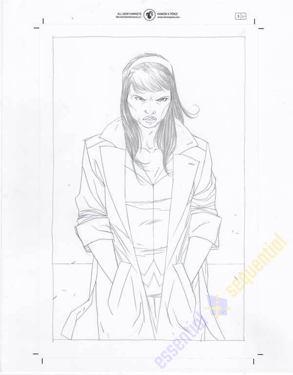 All-New Hawkeye #5 p.20 by Ramon Perez