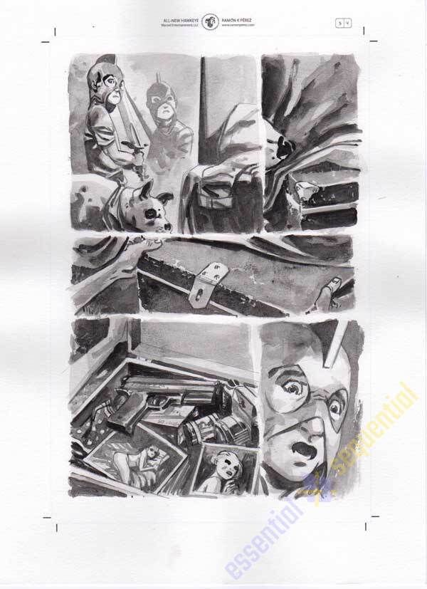 All-New Hawkeye #5 p.04 by Ramon Perez