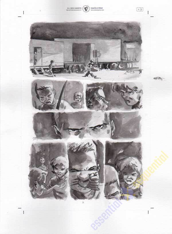 All-New Hawkeye #5 p.09 by Ramon Perez