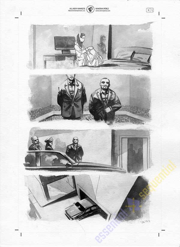 All-New Hawkeye #5 Page 4 by Ramon Perez