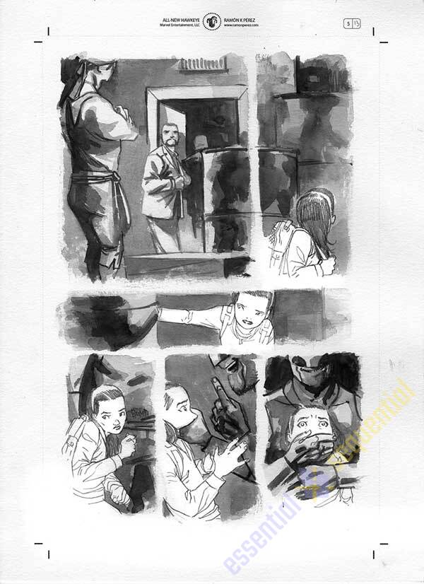 All-New Hawkeye #5 Page 13 by Ramon Perez