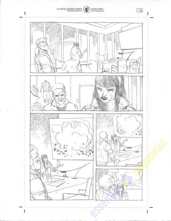 All-New Hawkeye #1 Page 6 by Ramon Perez