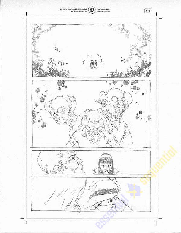 All-New Hawkeye #1 Page 7 by Ramon Perez