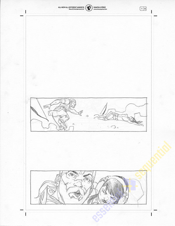 All-New Hawkeye #1 Page 19 by Ramon Perez