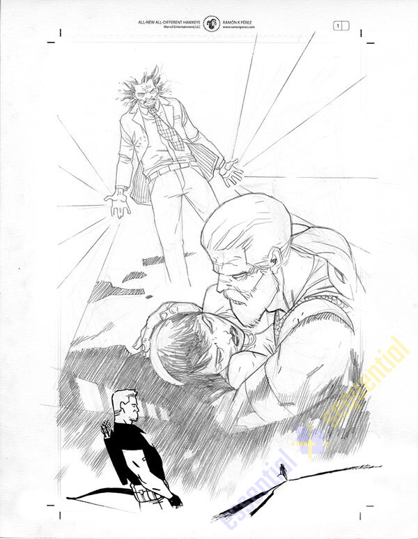 All-New Hawkeye #1 Page 20 by Ramon Perez