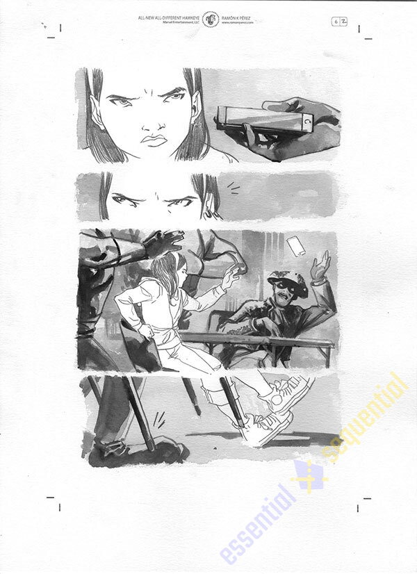 All-New Hawkeye #6 Page 2 by Ramon Perez