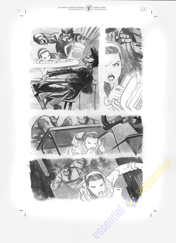 All-New Hawkeye #6 Page 03 by Ramon Perez