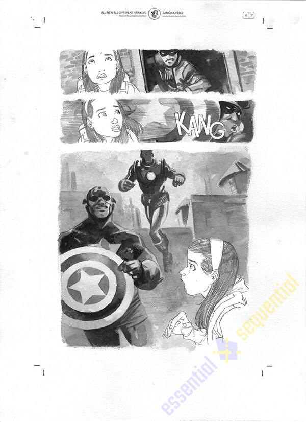All-New Hawkeye #6 Page 7 by Ramon Perez