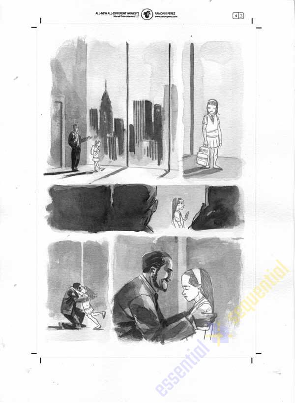 All-New Hawkeye #4 Page 3 by Ramon Perez