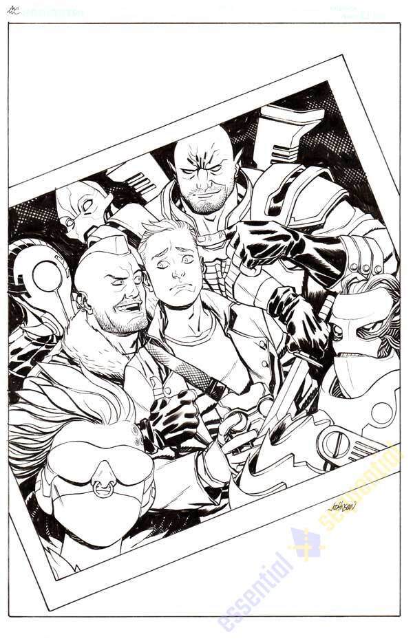 Starlord #2 Cover by Dave Johnson