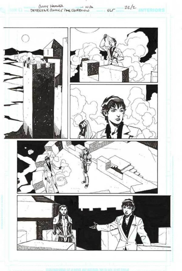 Detective Comics: The Question #865 Page 2 by Cully Hamner