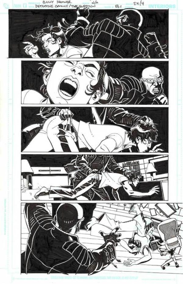 Detective Comics: The Question #861 Page 04 by Cully Hamner