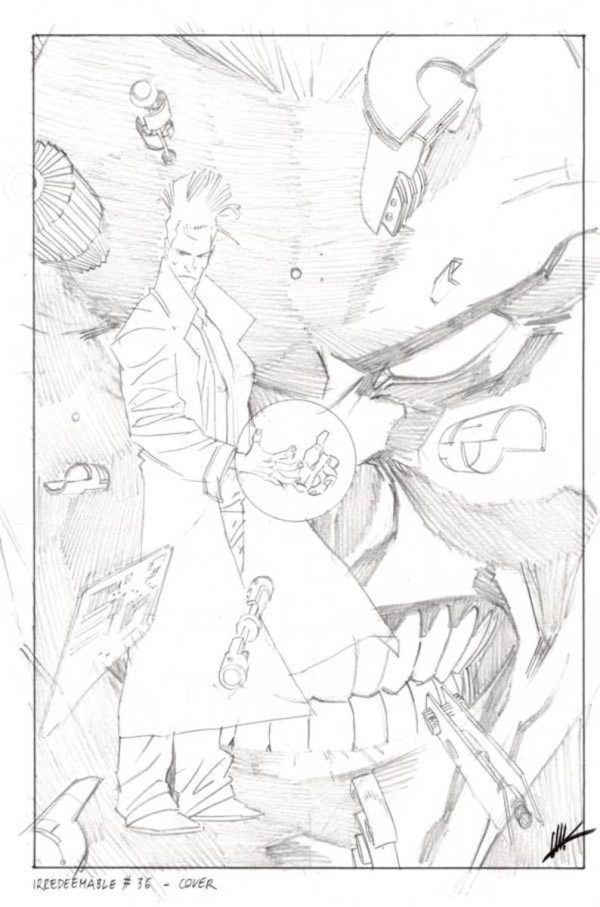 Irredeemable #36 Cover Prelim by Matteo Scalera