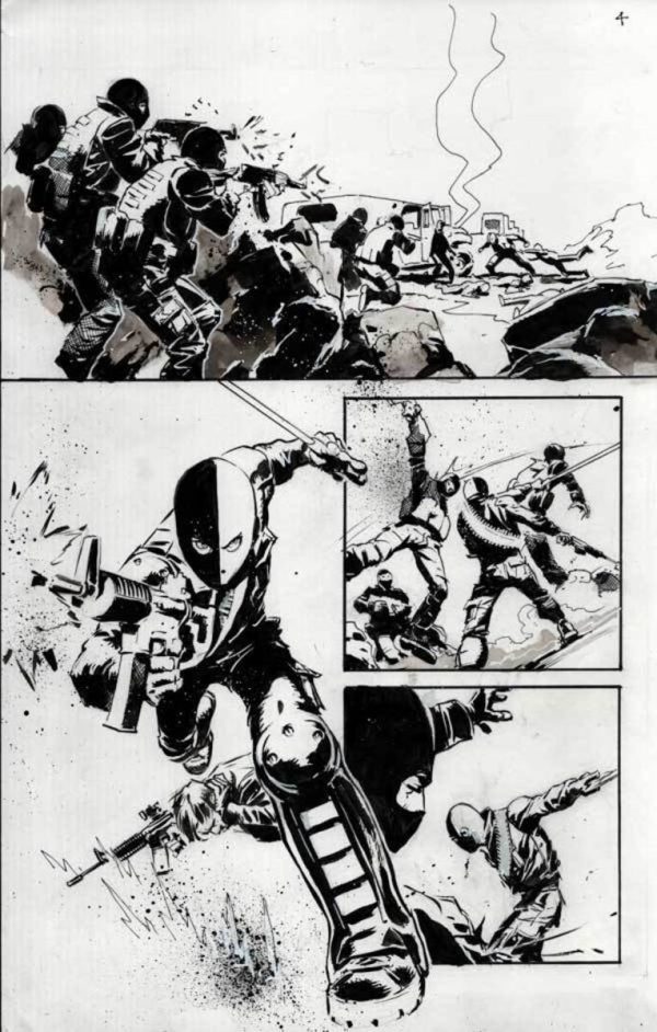 Deathstroke #10 p.04 by Cary Nord