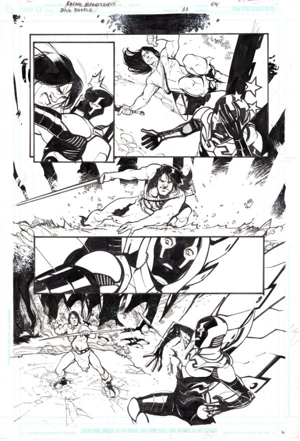 Blue Beetle #11 Page 4 by Rafael Albuquerque