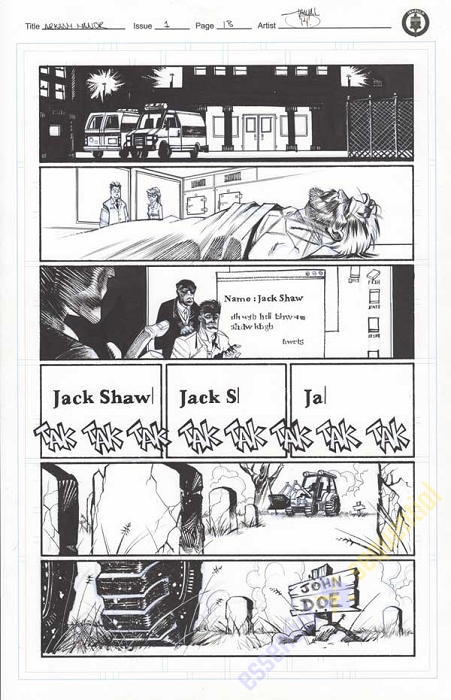 Arkham Manor Issue 1 p.18 by Shawn Crystal