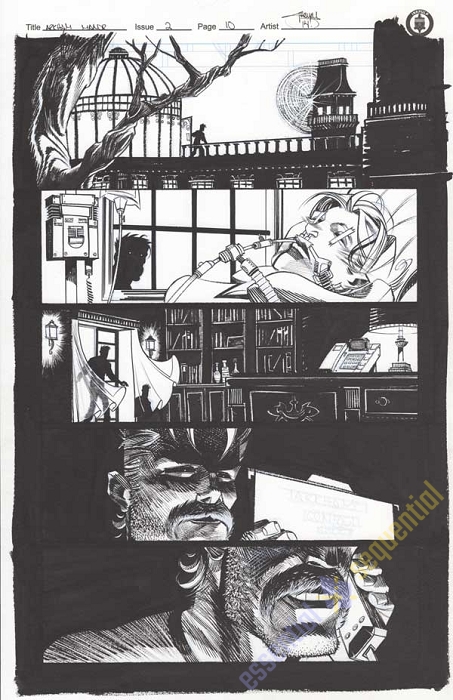 Arkham Manor Issue 2 p.10 by Shawn Crystal