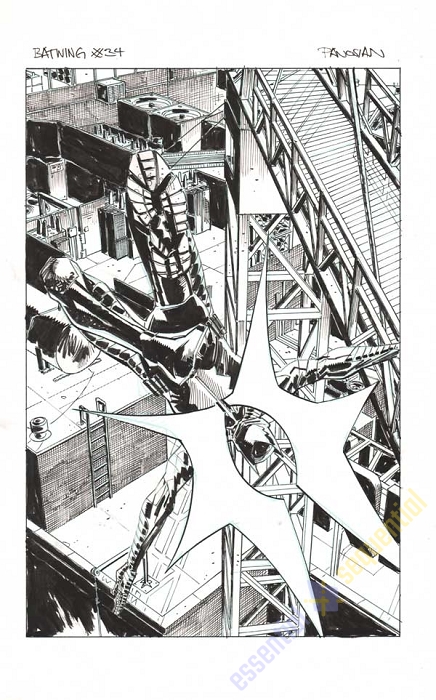 Batwing #34 Cover by Dan Panosian