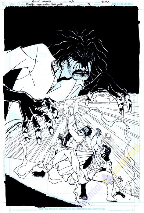 Black Lightning #3 Cover by Cully Hamner