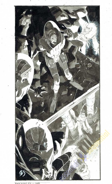 Black Science #5 Cover by Matteo Scalera