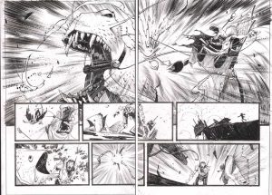 Black Science #7 p.22-23 by Matteo Scalera