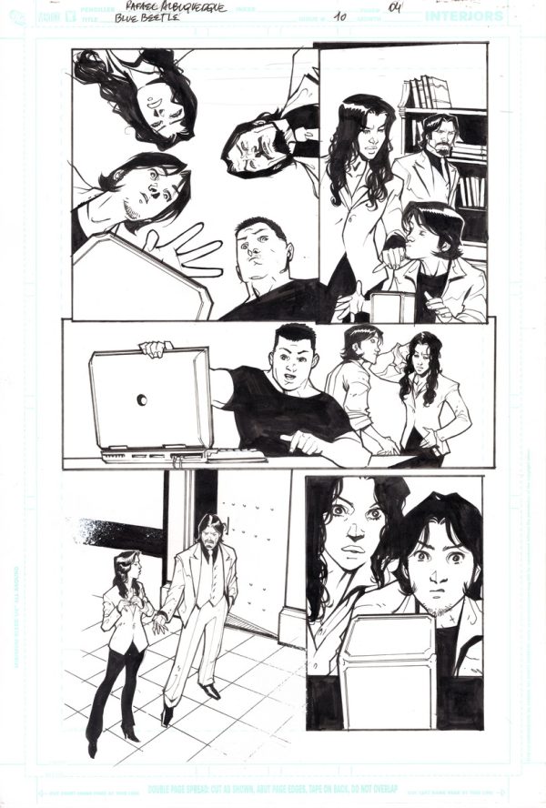 Blue Beetle #10 Page 4 by Rafael Albuquerque
