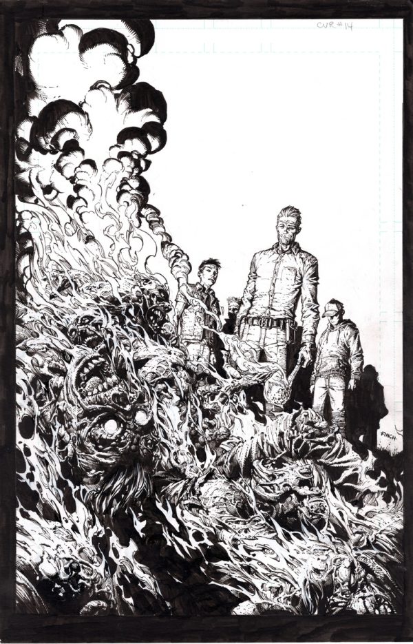 Walking Dead Deluxe #14 Cover by David Finch