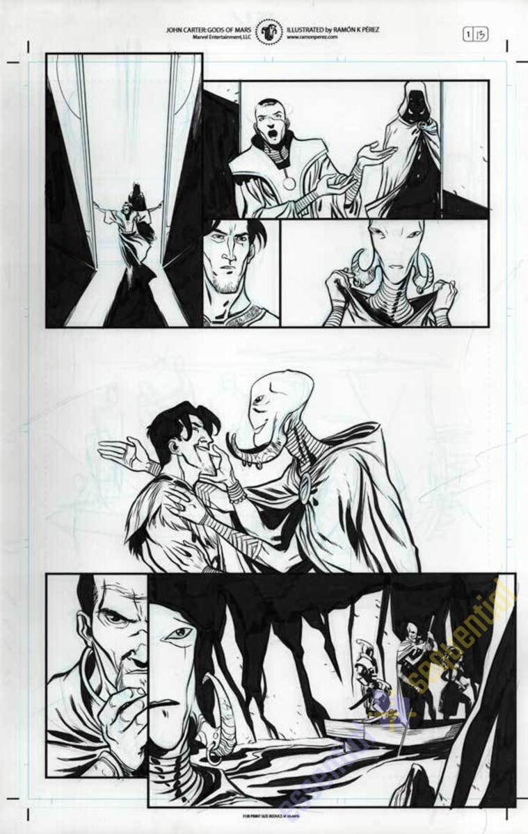 John Carter: The Gods of Mars #1 p.13 by Ramon Perez 1 John Carter: The Gods of Mars #1 p.13 by Ramon Perez