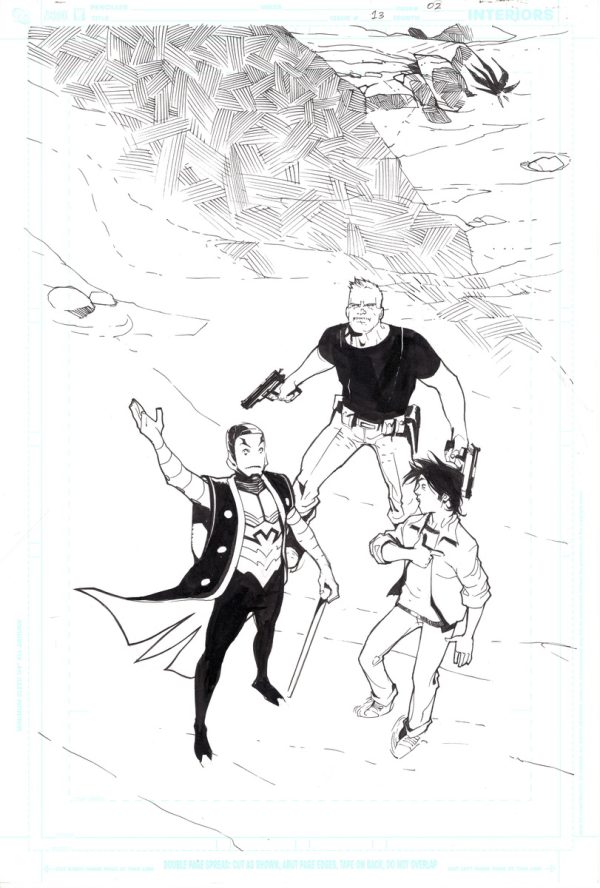 Blue Beetle #13 Page 2 by Rafael Albuquerque