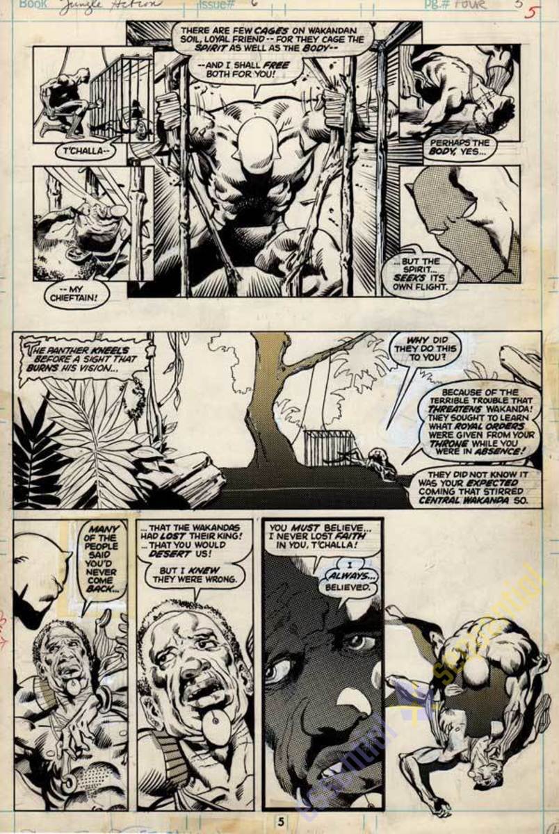 Jungle Action #6 p.05 by Rich Buckler and Klaus Janson 1 Jungle Action #6 p.05 by Rich Buckler and Klaus Janson