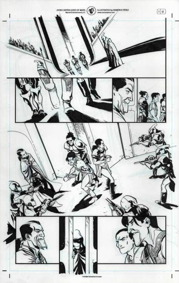 John Carter: The Gods of Mars #1 p.18 by Ramon Perez