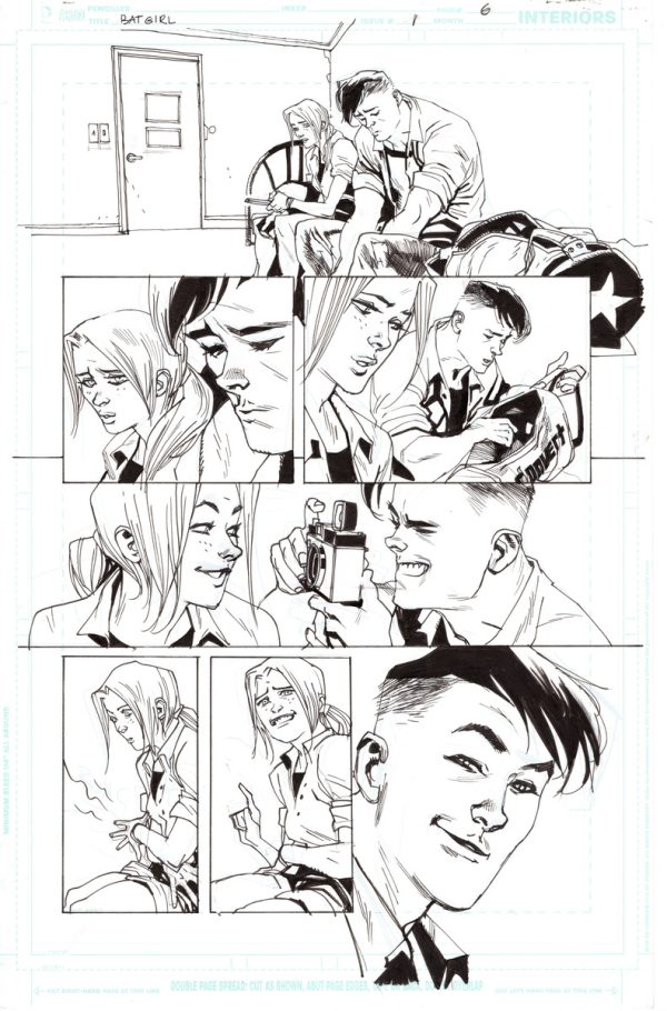 Batgirl #1 Page 6 by Rafael Albuquerque