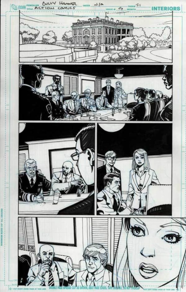 Action Comics #9 p.21 by Cully Hamner