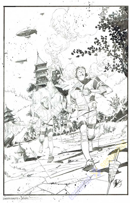 Chrononauts #1 Variant Cover by Matteo Scalera