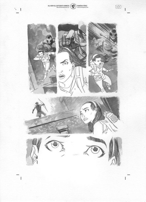 All-New Hawkeye #6 Page 6 by Ramon Perez