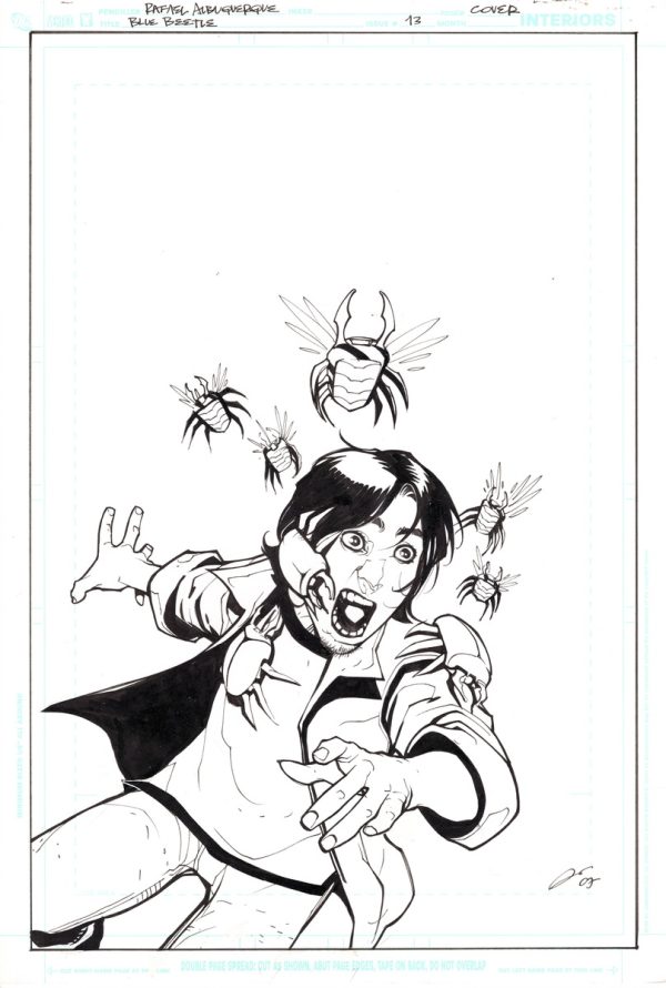 Blue Beetle #13 Cover by Rafael Albuquerque